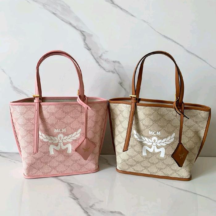 MCM Mini Himmel Lauretos Tote Bag