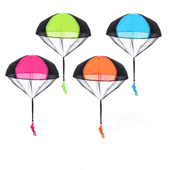 4 PCs Multi-Color Hand-Throwing Parachute OPP Bag Children's Casual