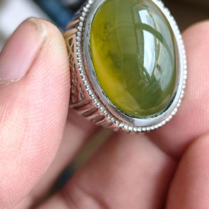 batu cincin solar lumut Aceh kinclong