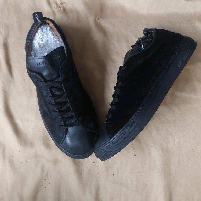 sneakers Jacob Cohen Black featuring pony hair