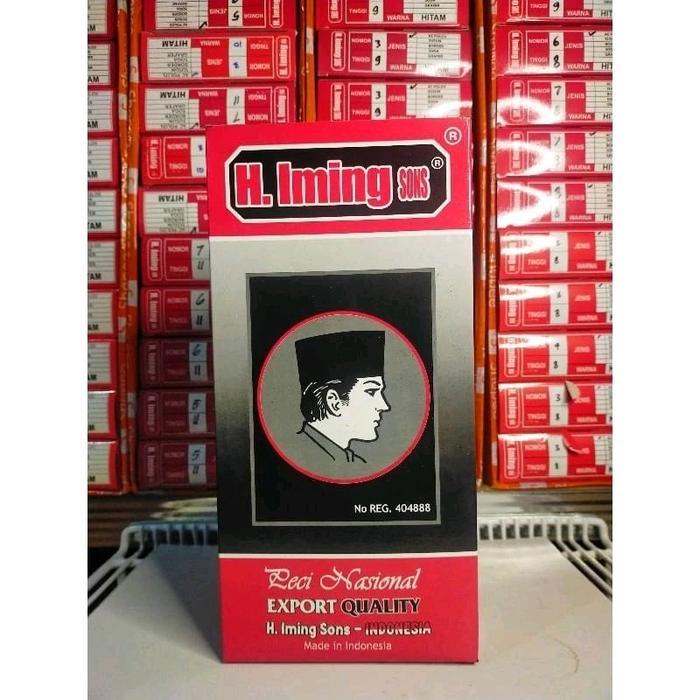 Peci songkok kopiah hitam H.IMING original ac biasa