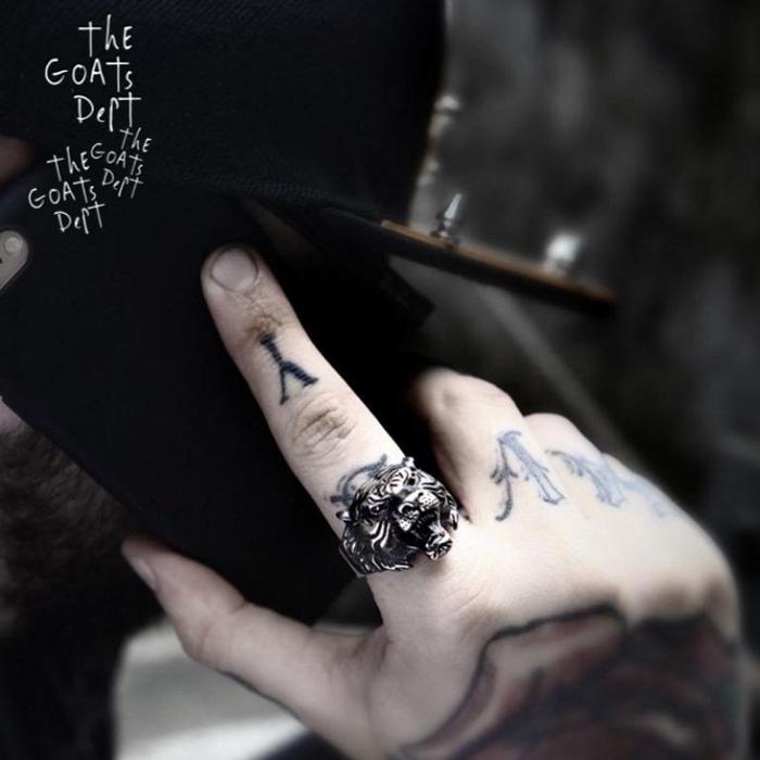 RJ Store The Goats Dept - Tigris Tiger Head Ring Original / Cincin Titanium Harimau Macan Pria Model