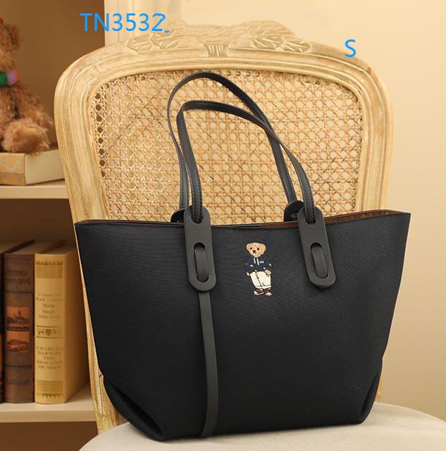TTWNBEAR ORIGINAL TN3532 TOTE BAG HITAM TERBARU - TAS TOTE WANITA - TTWNBEAR