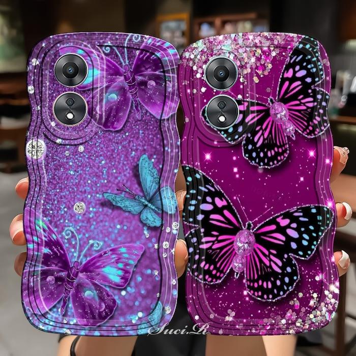 PS-K470 Case gelombang untuk type OPPO A60 A18 A38 A17 A17K A584G A585G A784G A785G A98 5G softcase