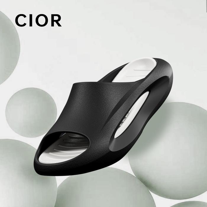CIOR Cloud Feel Sport Slides Kelapa Sandal Pria Trendi 2025 Anti Slip Korea