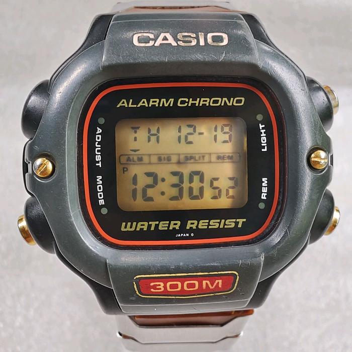 Jam Tangan Casio DW-340 DW 340 DW340 Original Asli Gold Edisi