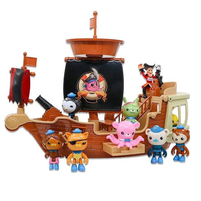 Octonauts Octopod Submarine Scence Full Toy Set Barnacles Kwazii Peso