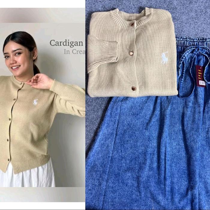 SET ROK ATASAN RAJUT POLO // SETELAN ROK JEANS PINGGANG KARET BY JEVANNI Baju Jaket Panjang Wanita