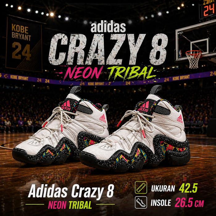 Adidas Crazy 8 Neon Tribal
