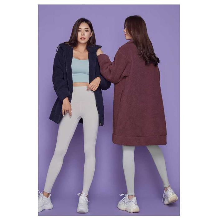 Ready Jacket Coat Stl Fluffy Metro Ny Lightweight And Warm Double-Sided Fleece Long Coat