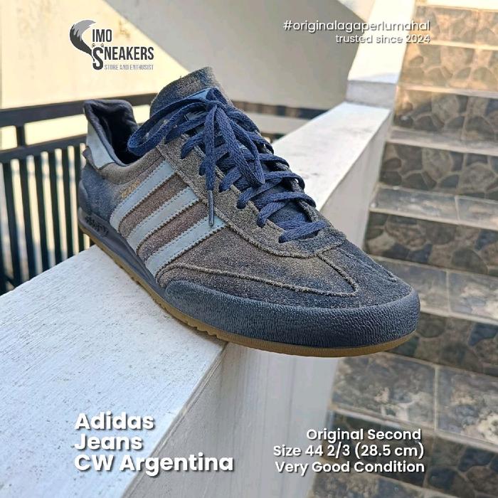 Adidas Jeans CW Argentina Biru Sepatu Sneakers Original