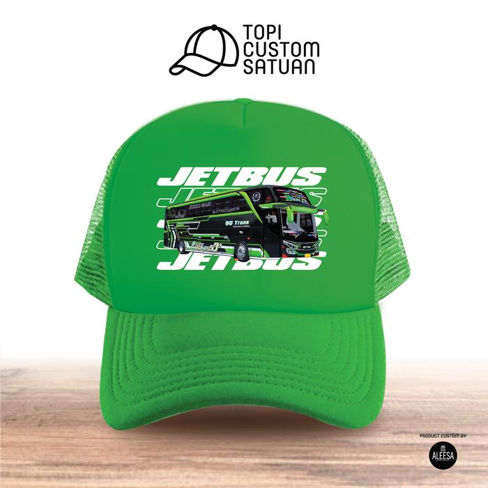 Topi custom satuan untuk anak dan dewasa hobi/ bus/ basuri/jetbus 1