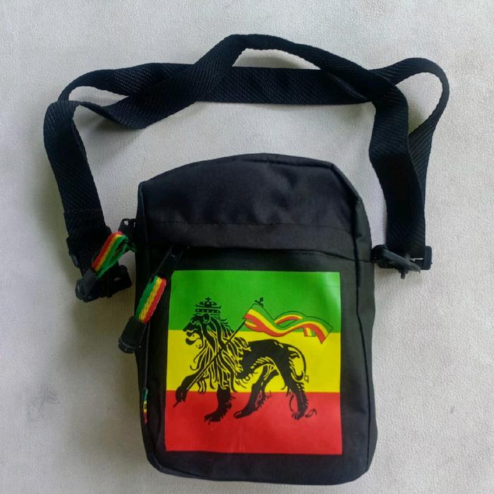 tas selempang rasta lion tas pria wanita reggae jamaica
