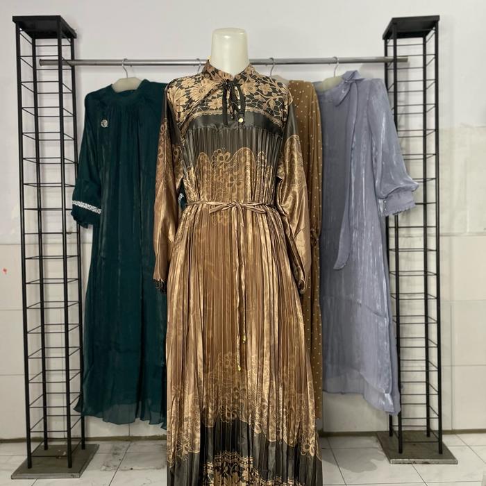 DRESS PLISKET MODEL TERBARU GAMIS MODEL TERBARU
