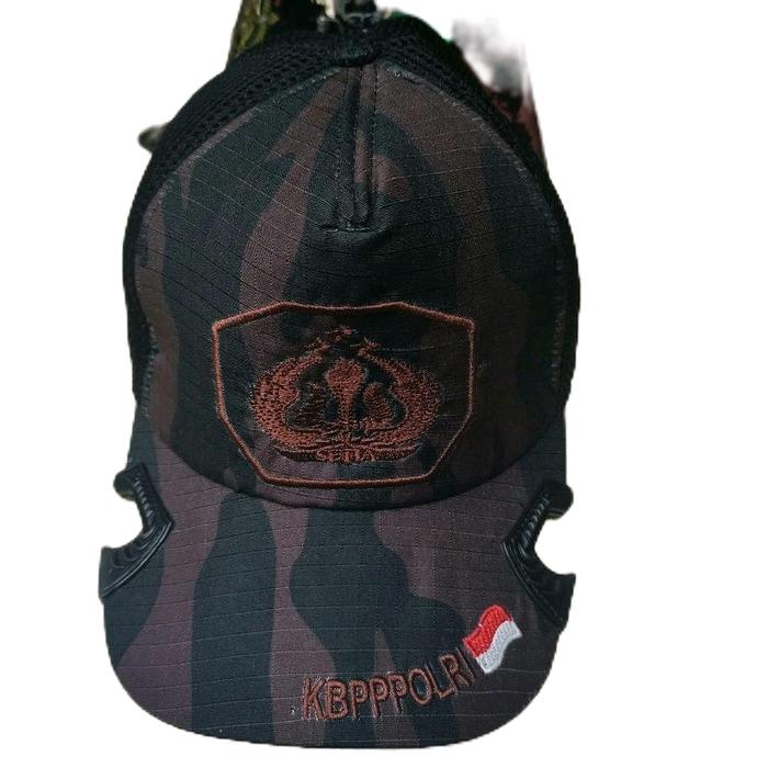 topi kbppp tactical, topi kbpppolri motif coak