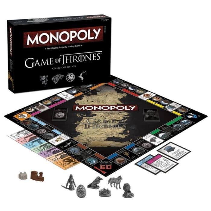 Monopoly Game of Thrones collectors edition mainan board game monopoli