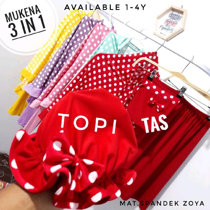 Mukena anak Azvhira kids Usia 1-4 Tahun