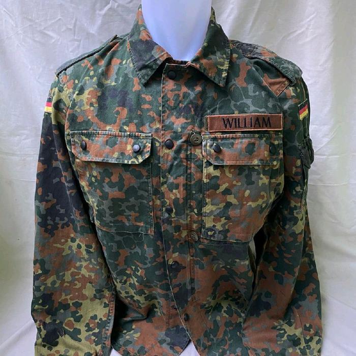 Kemeja BDU Camo loreng Flecktarn Tentara Jerman Army (29)