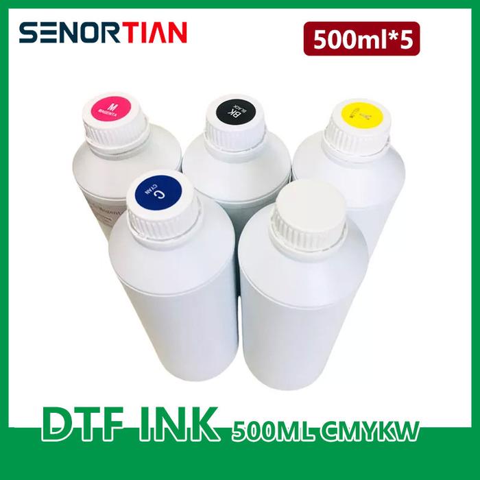 500ML*5 DTF Printer Ink Refill For R1390 L1800 DX5 DTF UV-DTF
