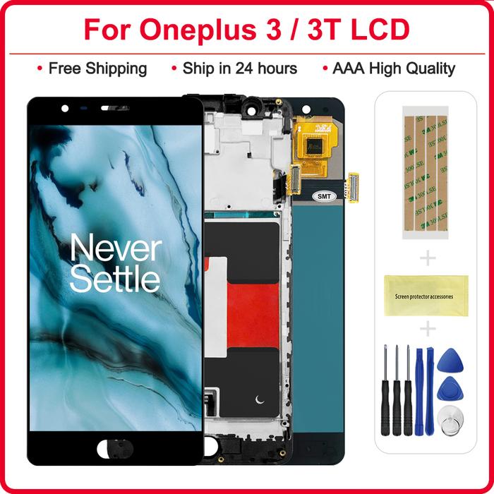 5.5'' Original AMOLED For Oneplus 3 3T LCD Display Touch Screen