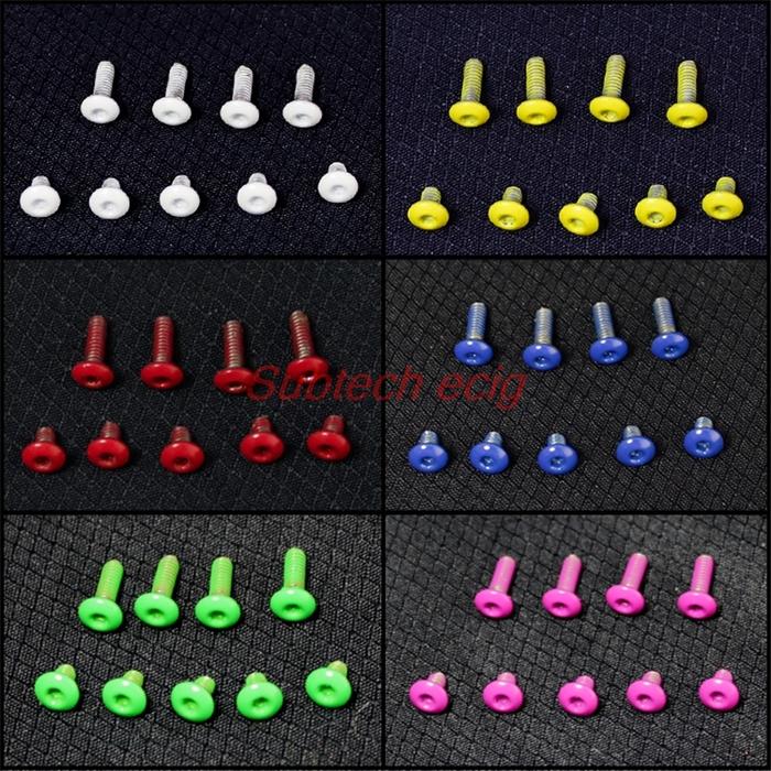9pcs Colorful Screws For Billet Box DNA 60w/70w Mod BB Box Mod 7