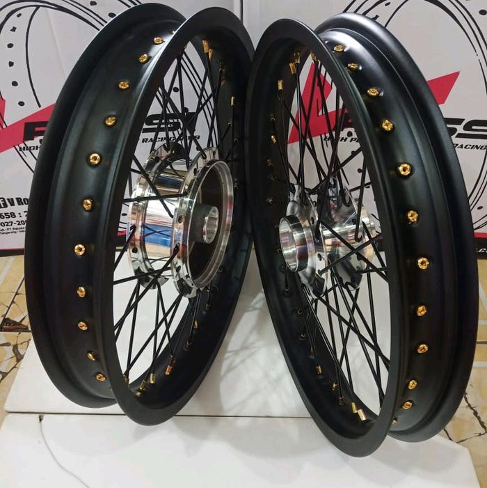 Velg Rx King Paketan Velg Jari Jari Rx King Velg Rossi Ring 17 18 1set Depan Belakang Motor Accessor