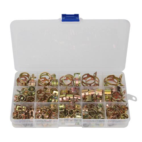 115 Buah Klem Selang Pegas 6-22Mm Klip Pegas Berlapis Seng Pipa Air