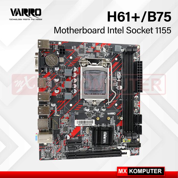 Motherboard Varro H61+ H61 Plus B75 DDR3
