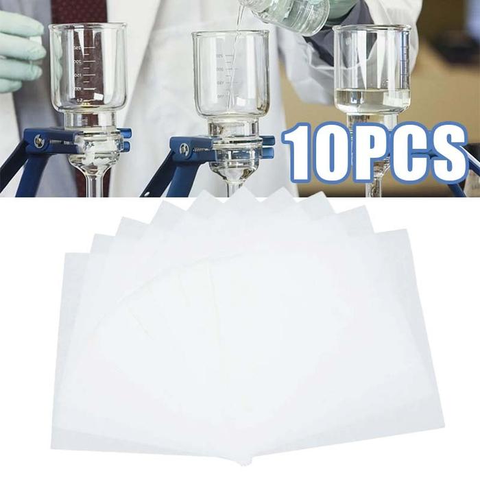 Isi 10  60*60cm Kertas Saring Lembaran Kertas Membran Paper Filter Lab Funnel Use Kertas Saring Lemb