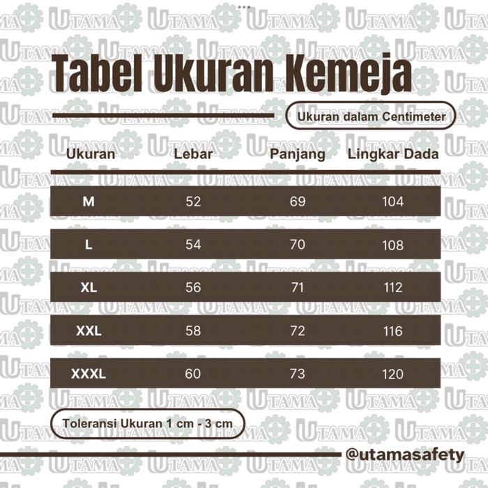 KEMEJA PDL - SERAGAM KERJA PDL - SERAGAM PDL - KEMEJA PANJANG PDL