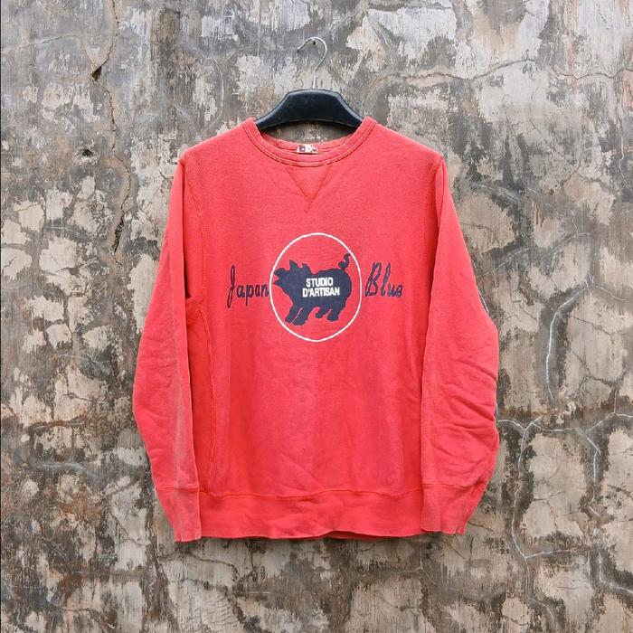 studio d'artisan loopwheel crewneck
