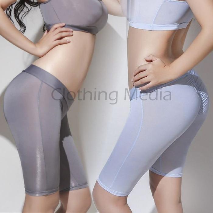 Best Promo! Celana Pendek Silky Halus Wanita Semi Transparan Boyshort Safety Pants Elastis Sale