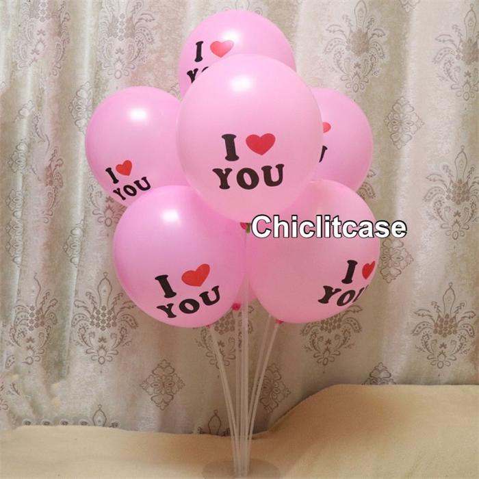 Balon latex i love you 1 pak isi 100/balon valentine/ balon love