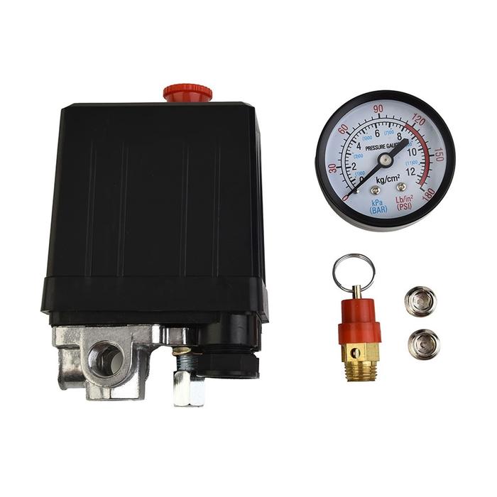Metal And Plastic Air Compressor Pressure Switch Air Compressor Port Pressure Switch Auto On Off But