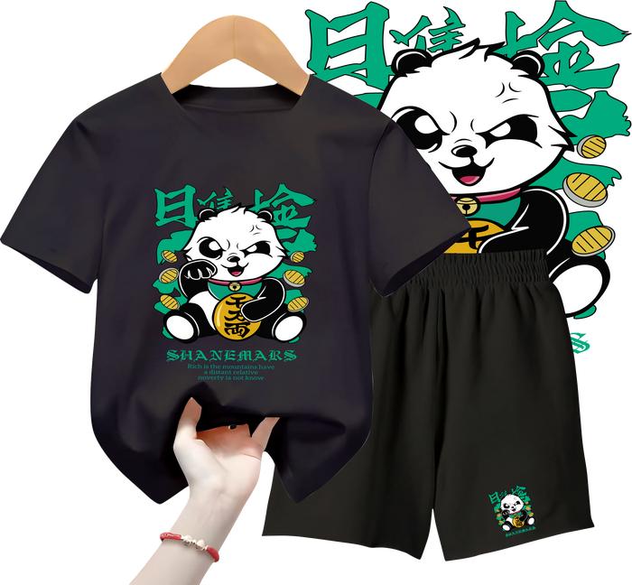 Baju Setelan Anak Laki Laki - Pakaian Kaos dan Celana Fashion Anak Cowok Usia 5-15 Tahun - Motif DIS