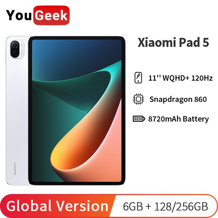 Global Version Xiaomi Pad 5 128GB / 256GB 11'' WQHD+ 120Hz Display