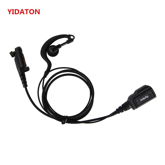 YIDATON Walkie Talkie Earhook Mic Earpiece Headset for HYT Hytera