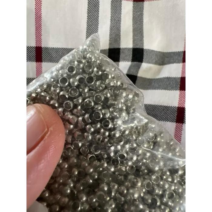 Stopper Lada 2,5mm dan 3mm Silver Nikel / (SHAIRO) Stopper Merica / Stopper Mute / Stopper Senar unt