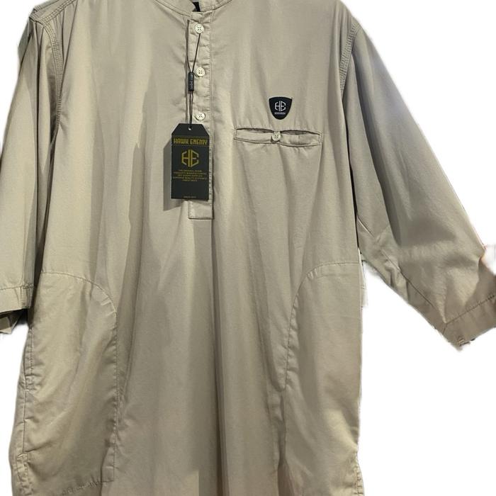 Koko kurta hawk enemy 3/4 Pria Dewasa Katun