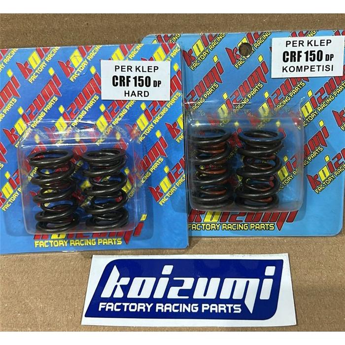 PERKLEP KOIZUMI DOUBLE PER CRF150 VERZA TIPE HARD/HARIAN KOMPETISI SPRING VALVE MODIF KLX 150 DTRACK