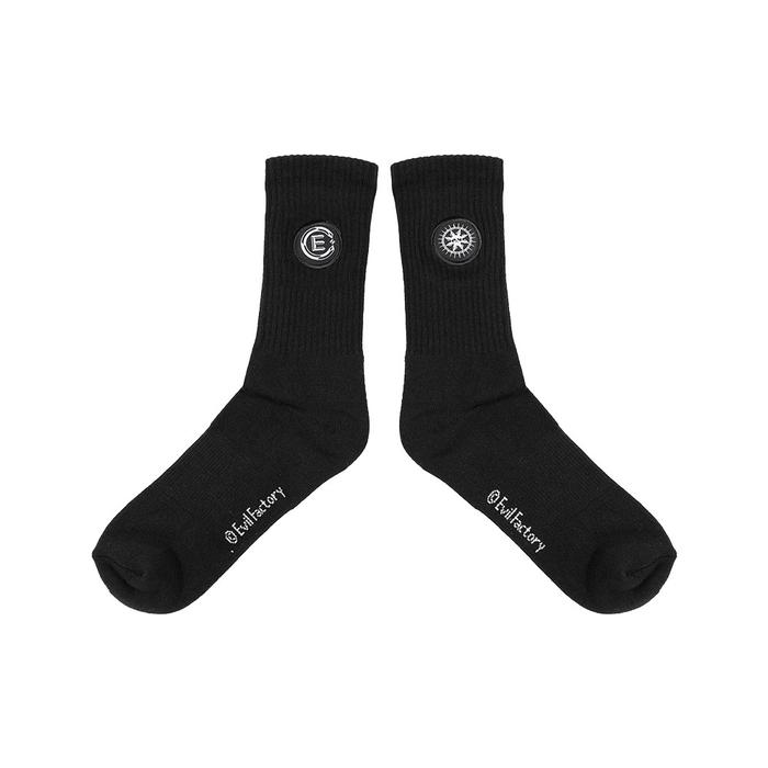 EVIL - SOCKS EVIL X BURGERKILL BLACK