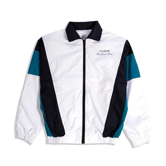 The Don's House SONAR WHITE X FOREST - Jaket Tracksuit Pria Wanita Parasut Unisex Sablon Sporty