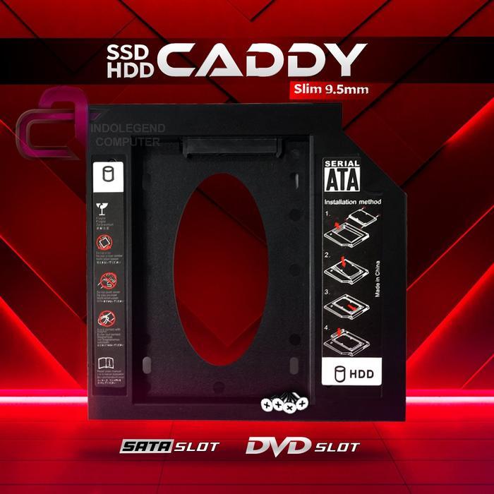 HARDDISK CADDY 9.5MM SATA TO SATA (slim)