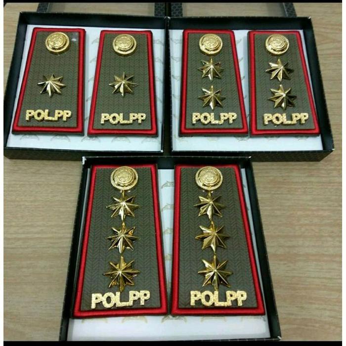 PANGKAT PDH POL PP LIS BORDIR MIKA BENING