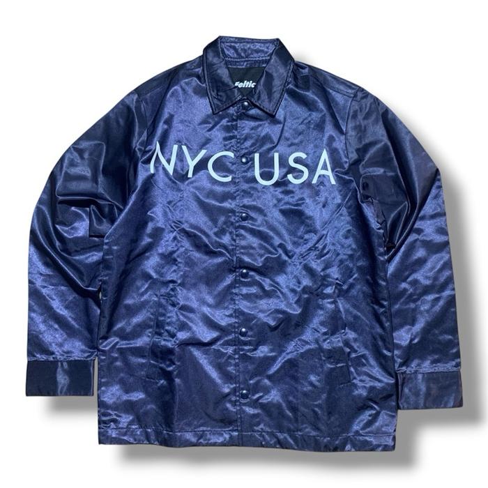 Feltics x General Idea "New York City USA" Coach Jacket Big Logo Flag