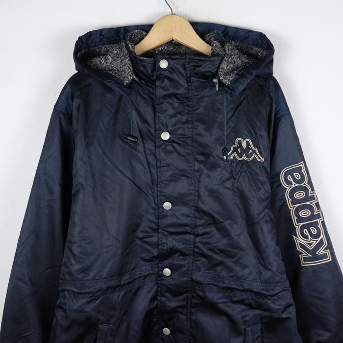 JAKET VINTAGE KAPPA WINTER SHERPA PARKA JK244 SIZE L XL