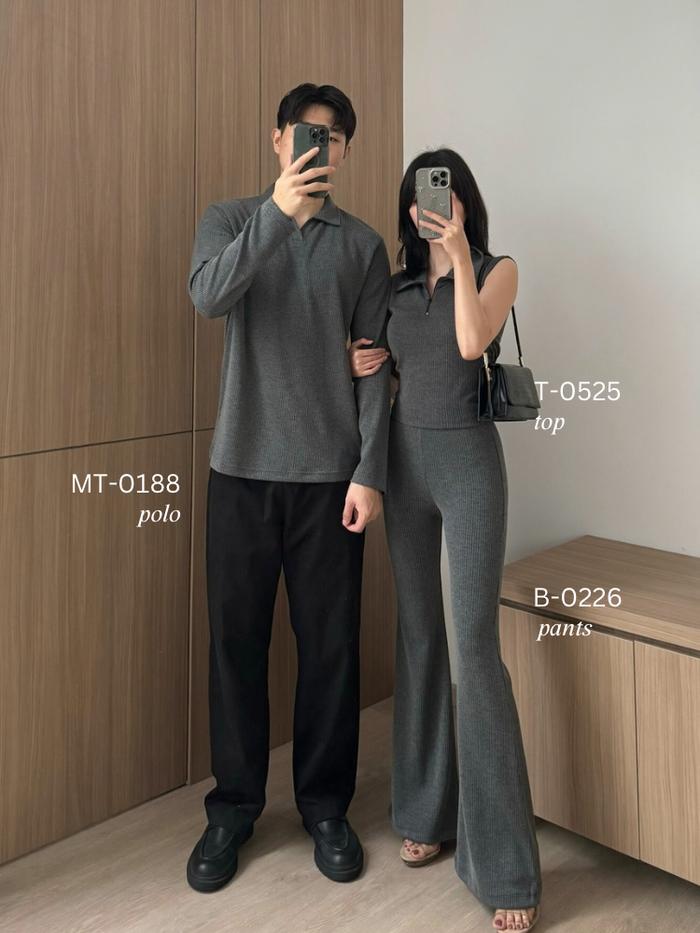 Kadaka Couple Group Family Outfit | Dress Flare Pants & Men Top | Knot Your Average Collection