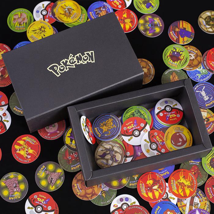 118/169pcs Pokemon Tazos 1/2 Generation Full Collection Strokes Album