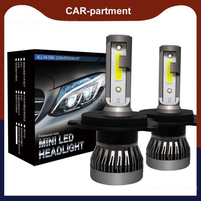 Headlight Bulb High Power Durable Hi/lo Beam Super Bright H4 Led