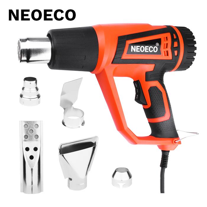 2000W 5 Nozzles Industrial Electric Heat Gun Hot Air Gun Vinyl Heat